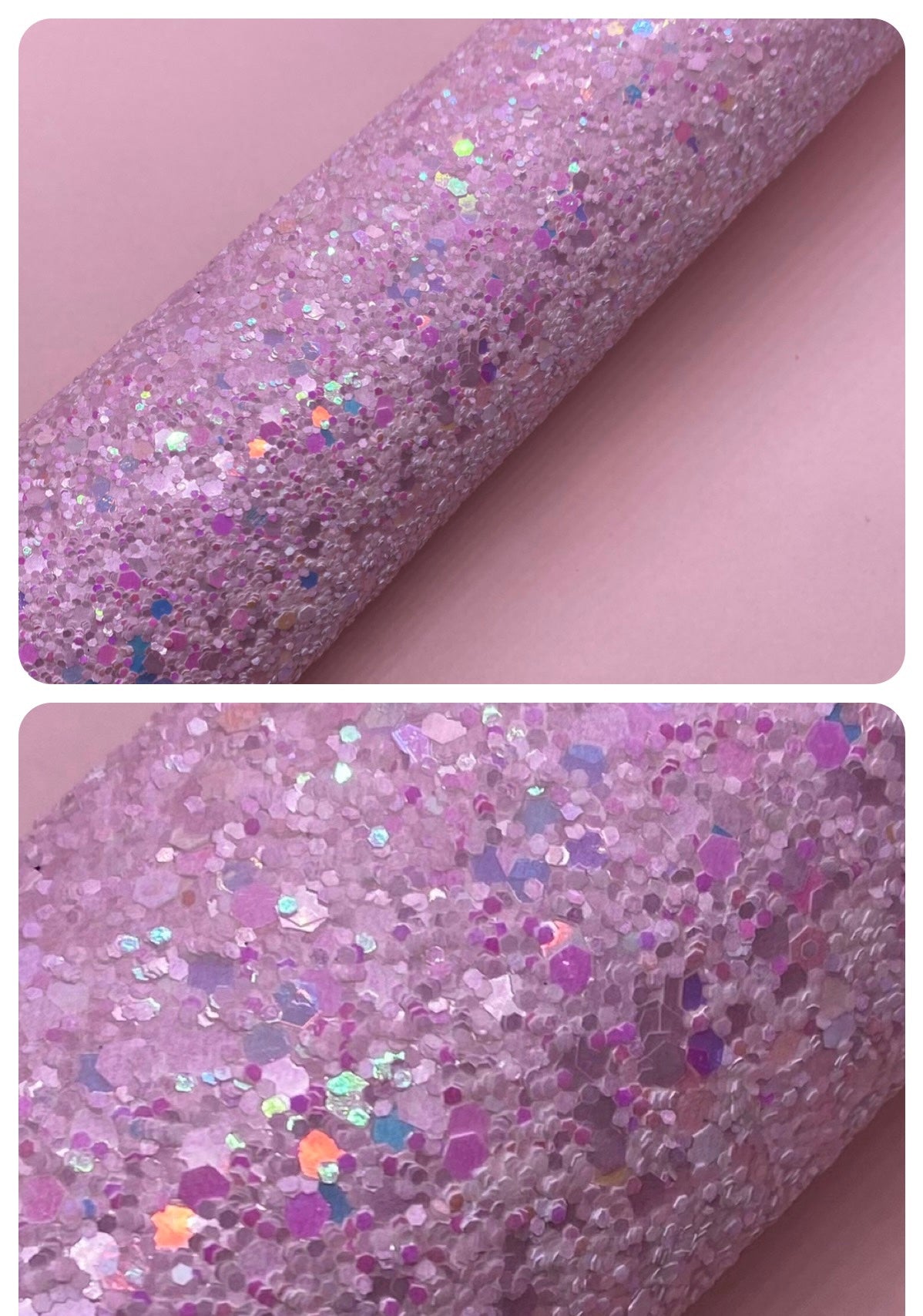 Blush Pink Chunky Glitter