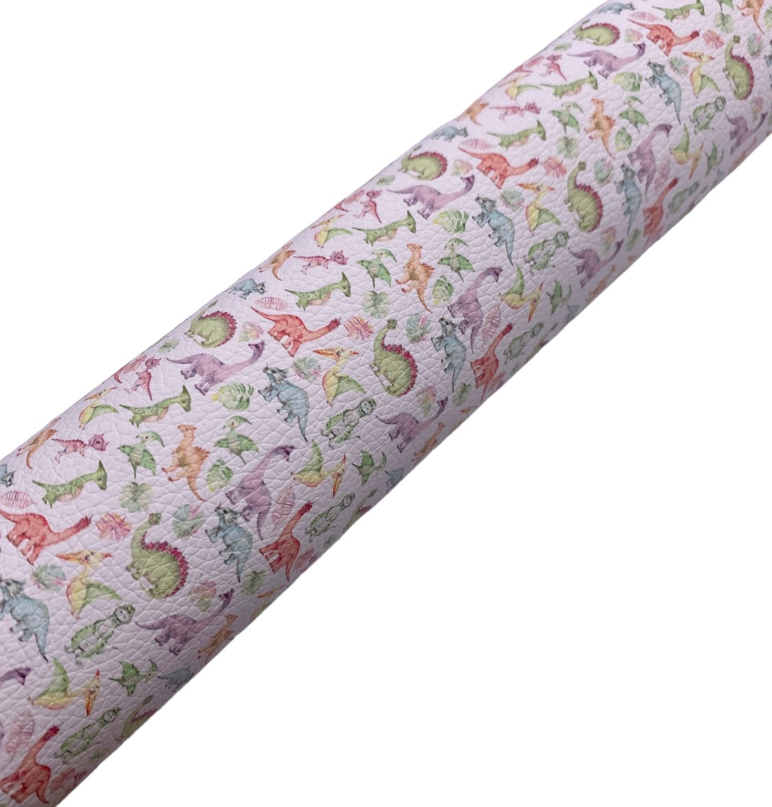 Rainbow Dinos Leatherette