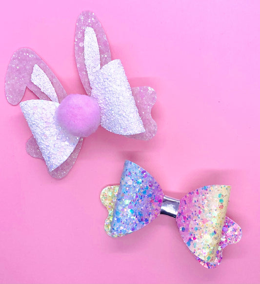 2 in 1 Cotton Tail Bow Die