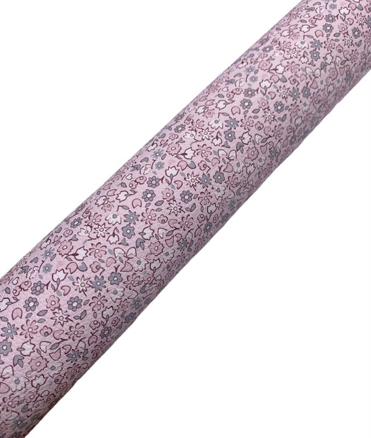Loving Peach Floral Leatherette