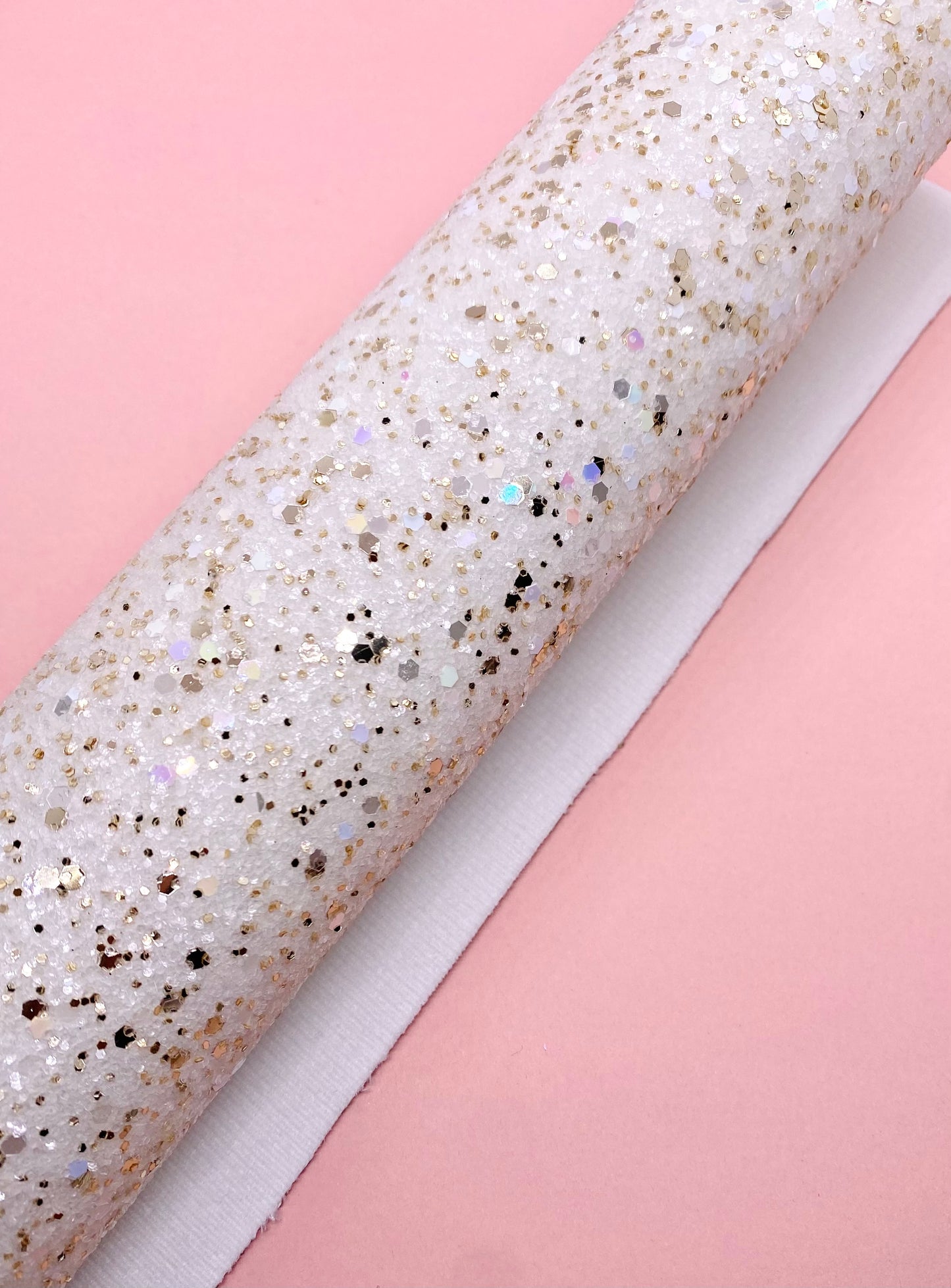 White Gold Sparkle Glitter