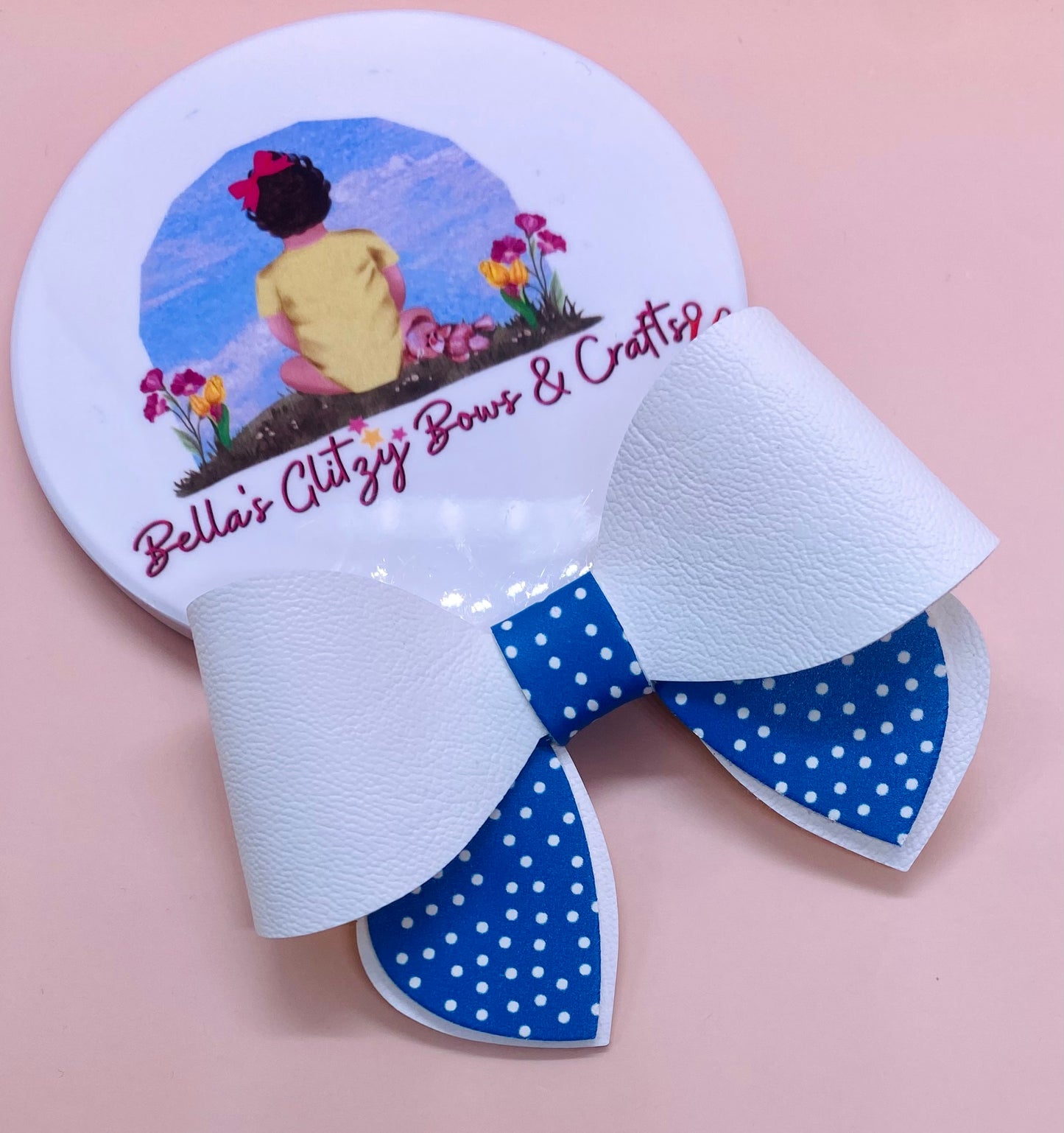 Megan Bow Die- 4”