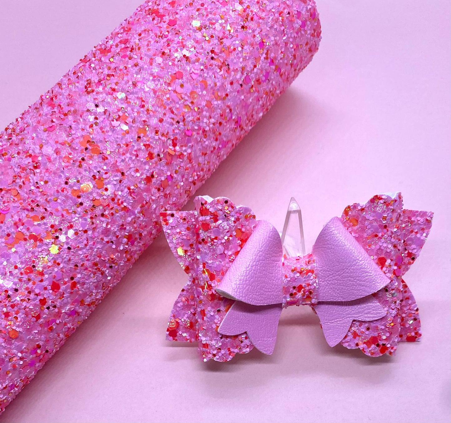 Pink Neon Orange Sparkle