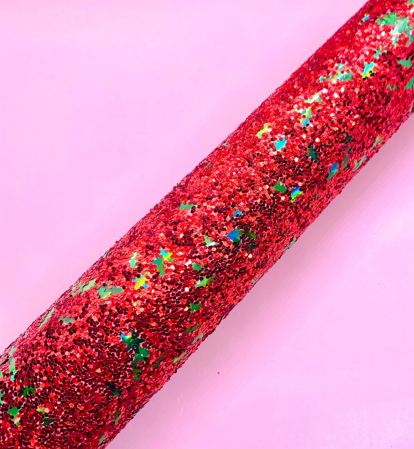 Red Christmas Confetti Glitter