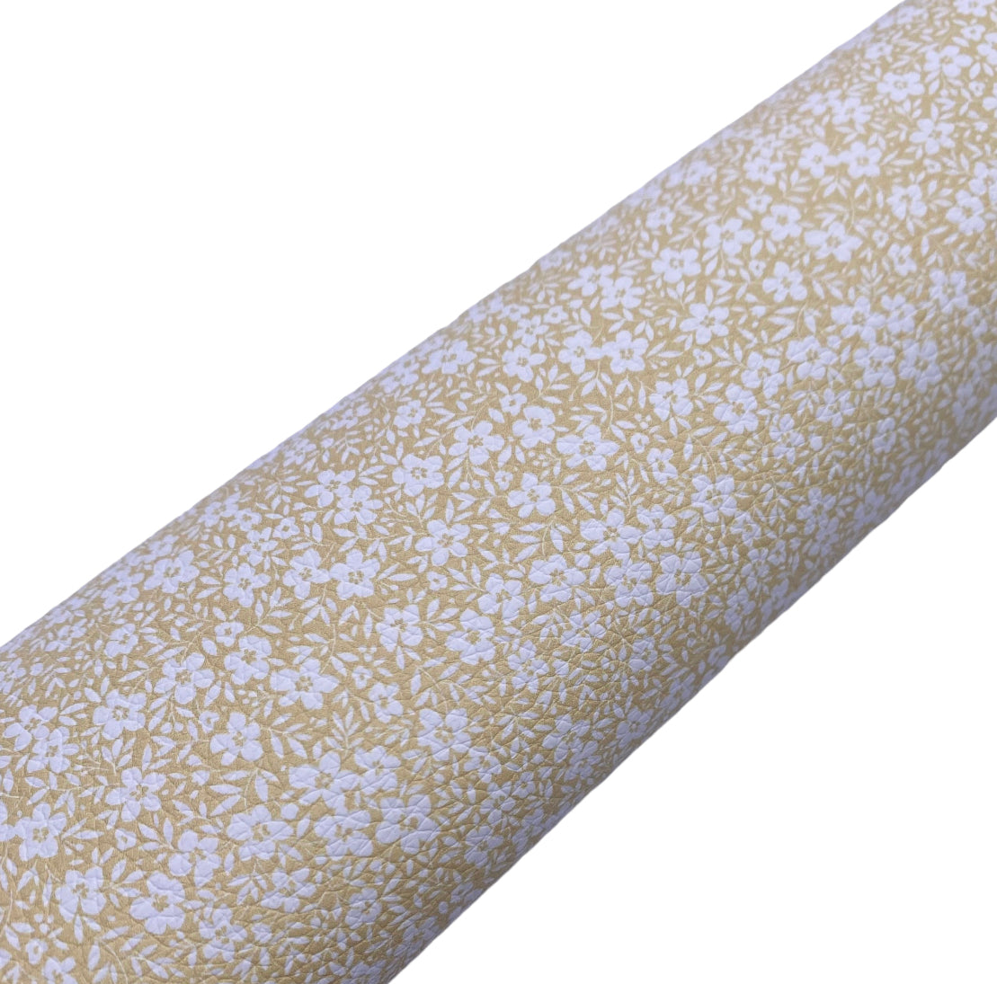 Yellow Ditsy Leatherette