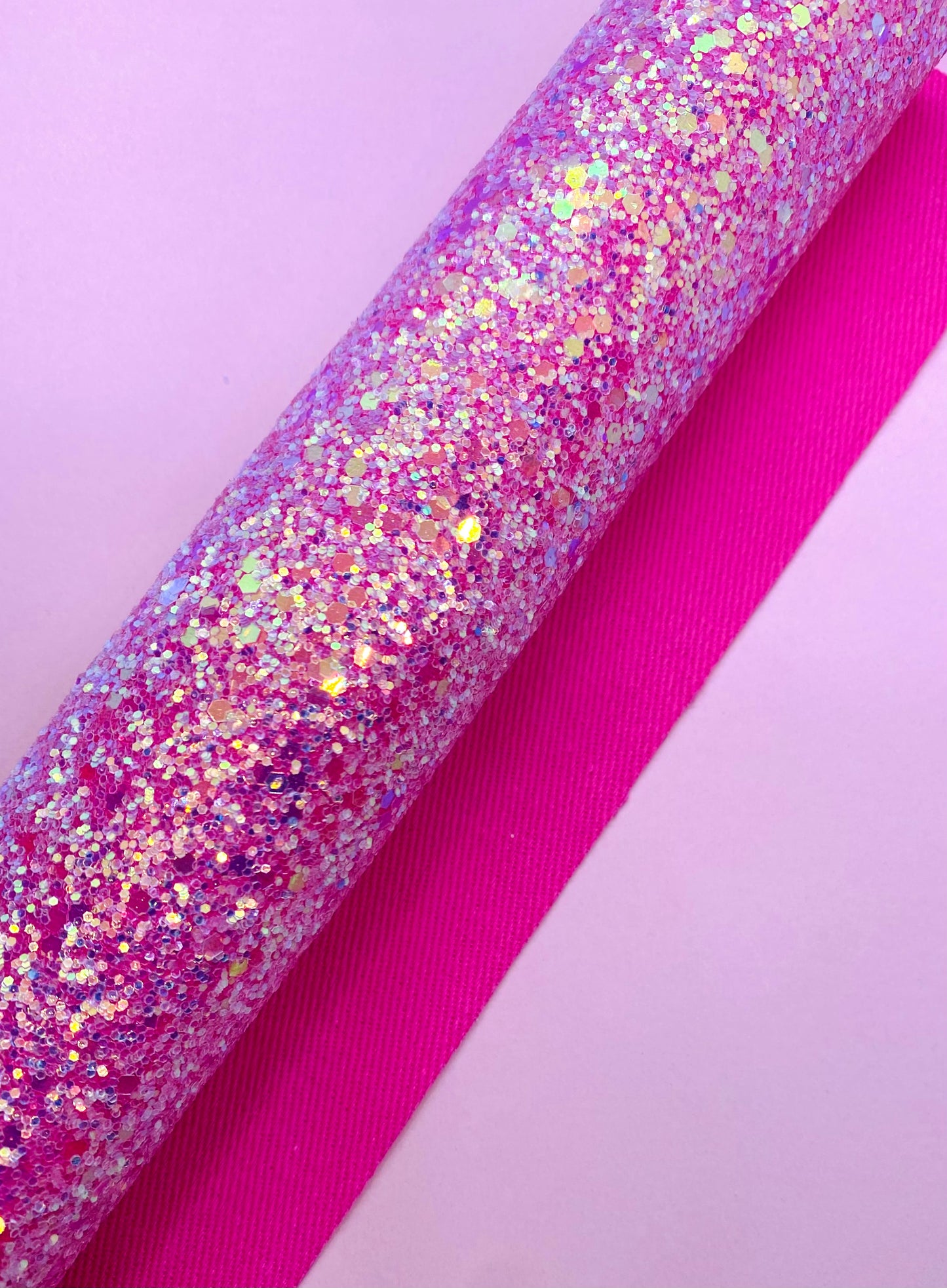 Icy Hot Pink Glitter