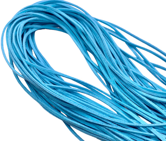 Lake Blue Suede Cord