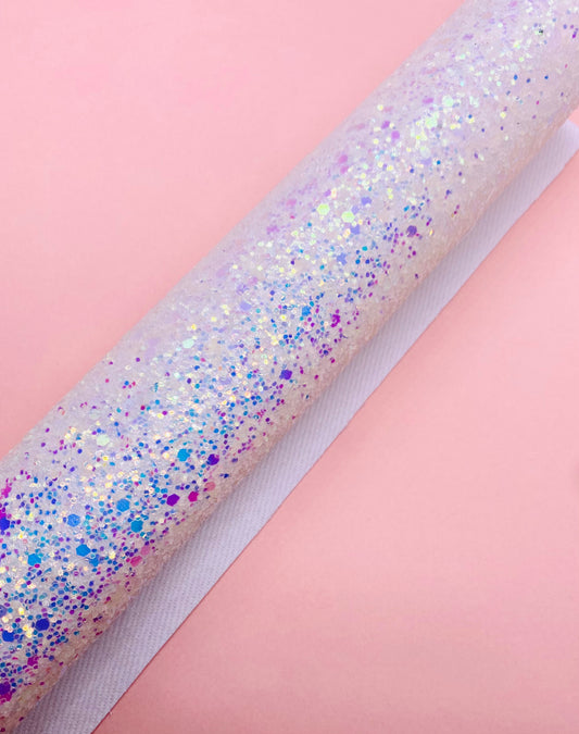 Icy White Glitter