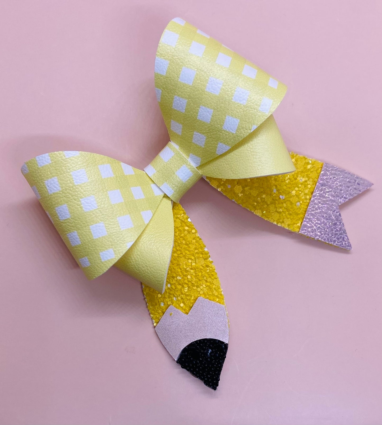 Pencil Bow - Yellow
