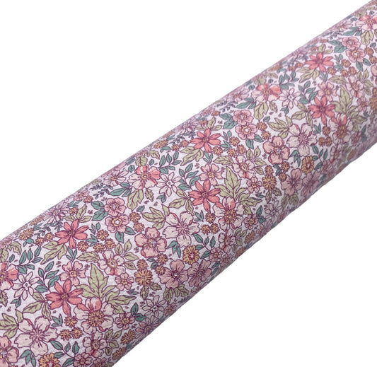 Pretty Floral Leatherette