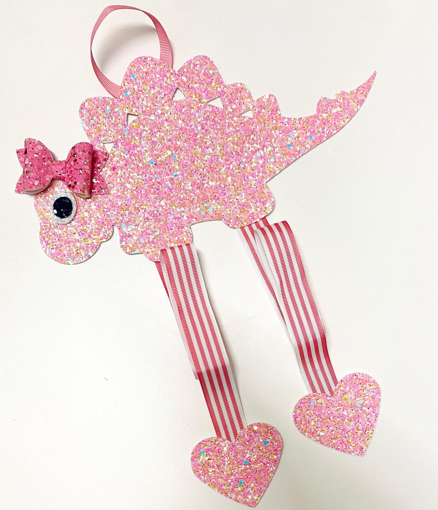 Dino Heart Bow Holder