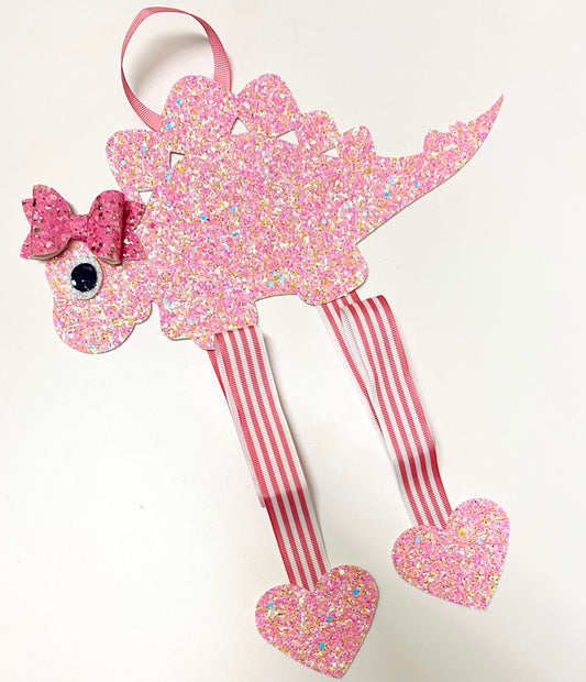 Dino Heart Bow Holder